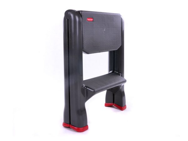 Curver 155160 Folding Step Ladder Stool Mini 2-Step Up to 150kg Portable Surface Foldable Zu verkaufen – Bild 2
