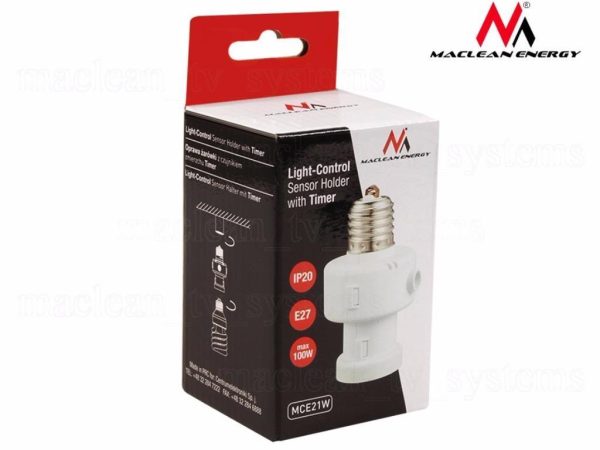 Maclean Energy MCE21B Light Control Sensor Holder for bulb IP20 E27 max 60W Zu verkaufen – Bild 5