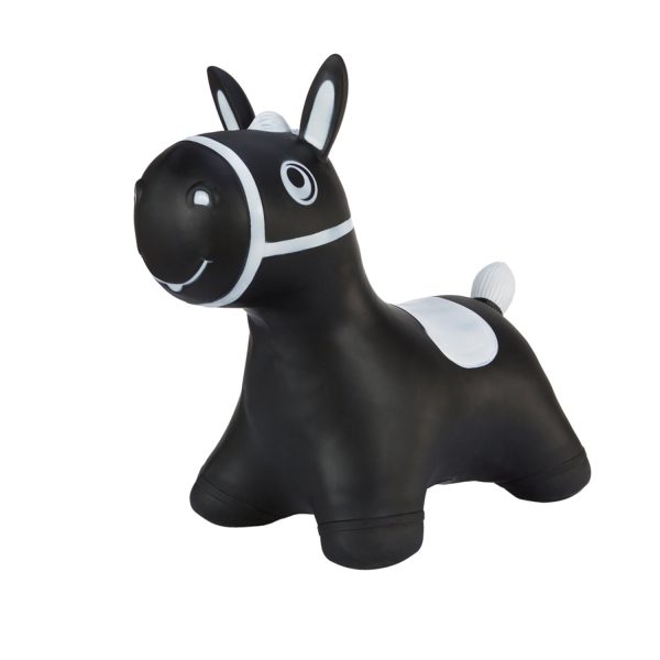 Hoppimals rubber jumper black horse - a huge and unique fun from jumping Online