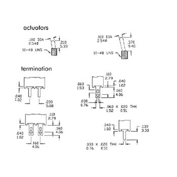 DPDT On-On PCB switch type TS-5E for board mounting Online-Schn?ppchen – Bild 4