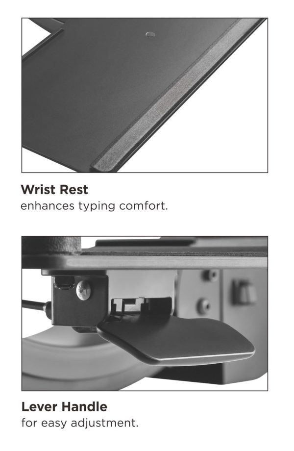 Maclean Brackets MC-795 Keyboard & Mouse Desk Mount Holder Mounting Bracket Wrist Rest Ergonomic Zu verkaufen – Bild 4