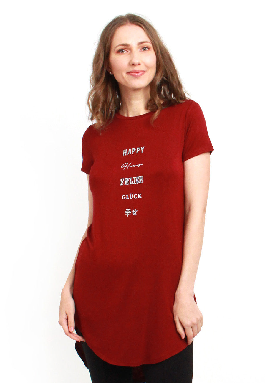 T-Shirt Happy Zu verkaufen