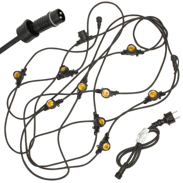 Maclean Energy MCE410 10m Garden Garland for 10x E27 Bulbs IP44 Outdoor Indoor (without bulbs) Jetzt online – Bild 2