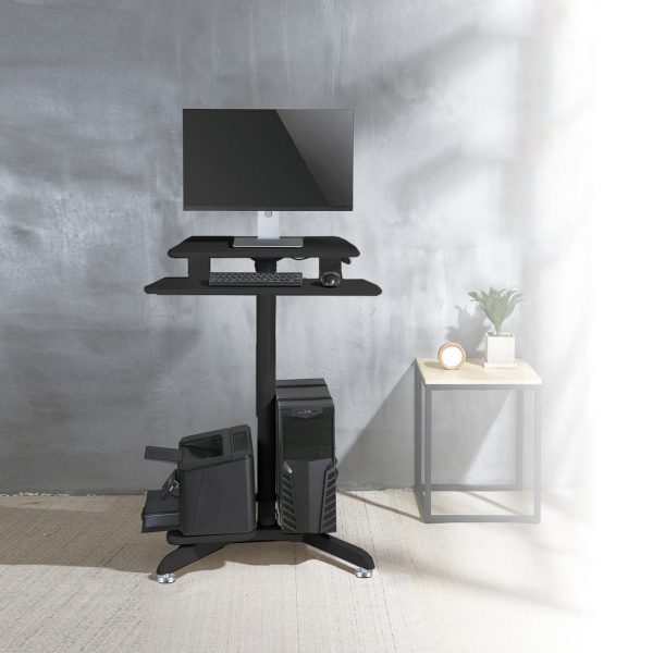 Maclean MC-848Sit & Stand Work Station Desk for PC Laptop 70cm - 109cm Gas Spring Height Adjustment Online-Schn?ppchen – Bild 5