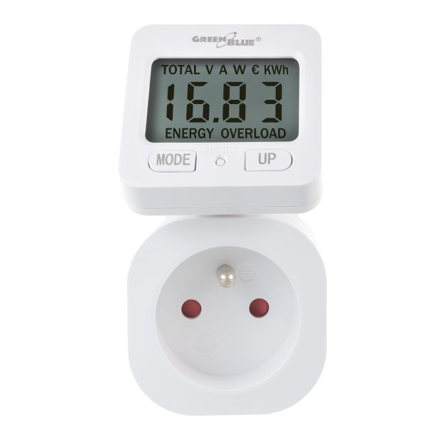 GreenBlue energy meter, wattmeter, 16A, max. 3680W, sub-memory, GB615 E, 2 pieces Schn?ppchen – Bild 2