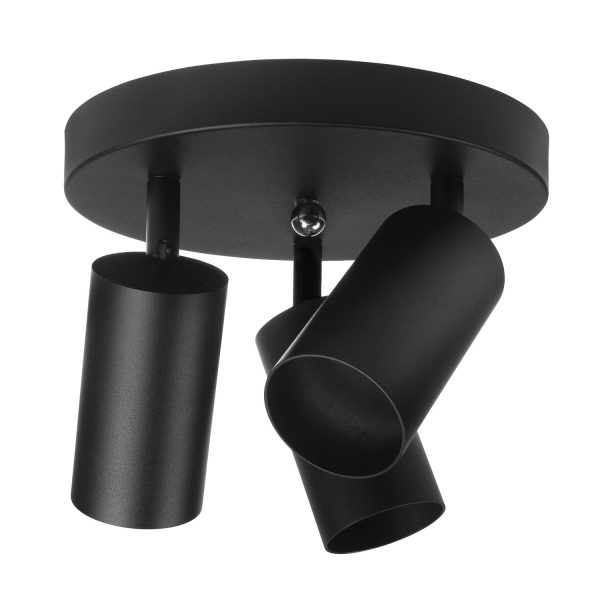 Maclean ceiling lamp, spot, movable, aluminum, 3xGU10, 55x100mm, matte black color, MCE362 B Schn?ppchen – Bild 3