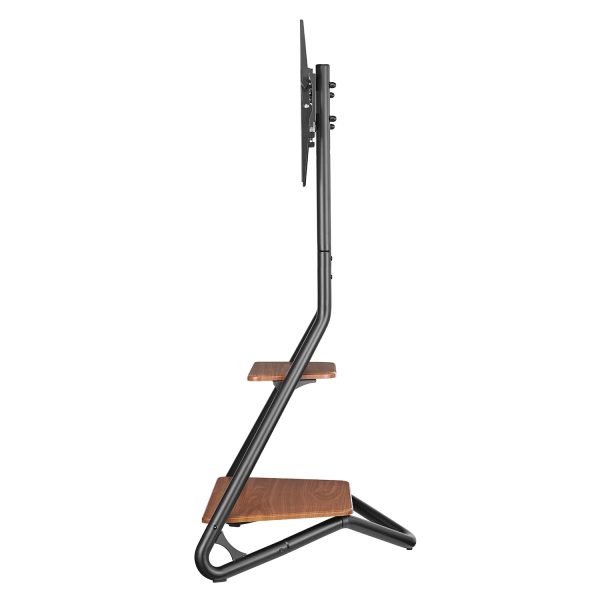 Maclean MC-455 Freestanding Corner TV Stand in Bauhaus Style, Free-standing TV Holder with Two Levels, Made of Wood, Load Capacity up to 10 kg, TV Mount up to 40 kg, 37-75  , Max. VESA 600x400, Max. Height 1460mm Verkauf – Bild 5