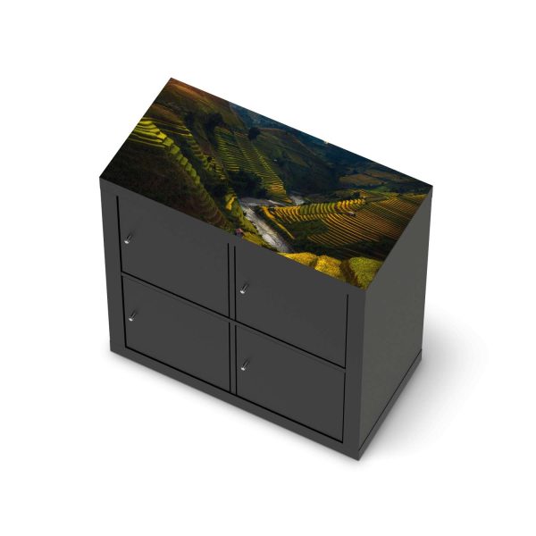 Möbelfolie IKEA Expedit Regal [oben] - Design: Reisterrassen Online-Verkauf – Bild 2