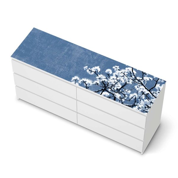 Möbelfolie IKEA Malm Kommode 6 Schubladen (breit) [oben] - Design: Spring Tree Online-Schn?ppchen