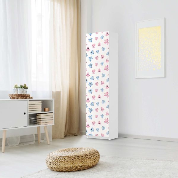 Möbelfolie IKEA Pax Schrank 201 cm Höhe - 1 Tür - Design: Eulenparty Zu verkaufen – Bild 3