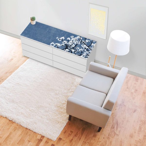 Möbelfolie IKEA Malm Kommode 6 Schubladen (breit) [oben] - Design: Spring Tree Online-Schn?ppchen – Bild 3
